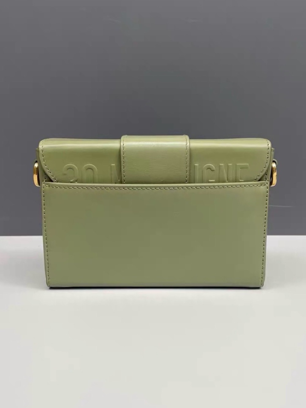 Dior Olive Green Leather CD Buckle Crossbody Bag - Picture 2 of 9